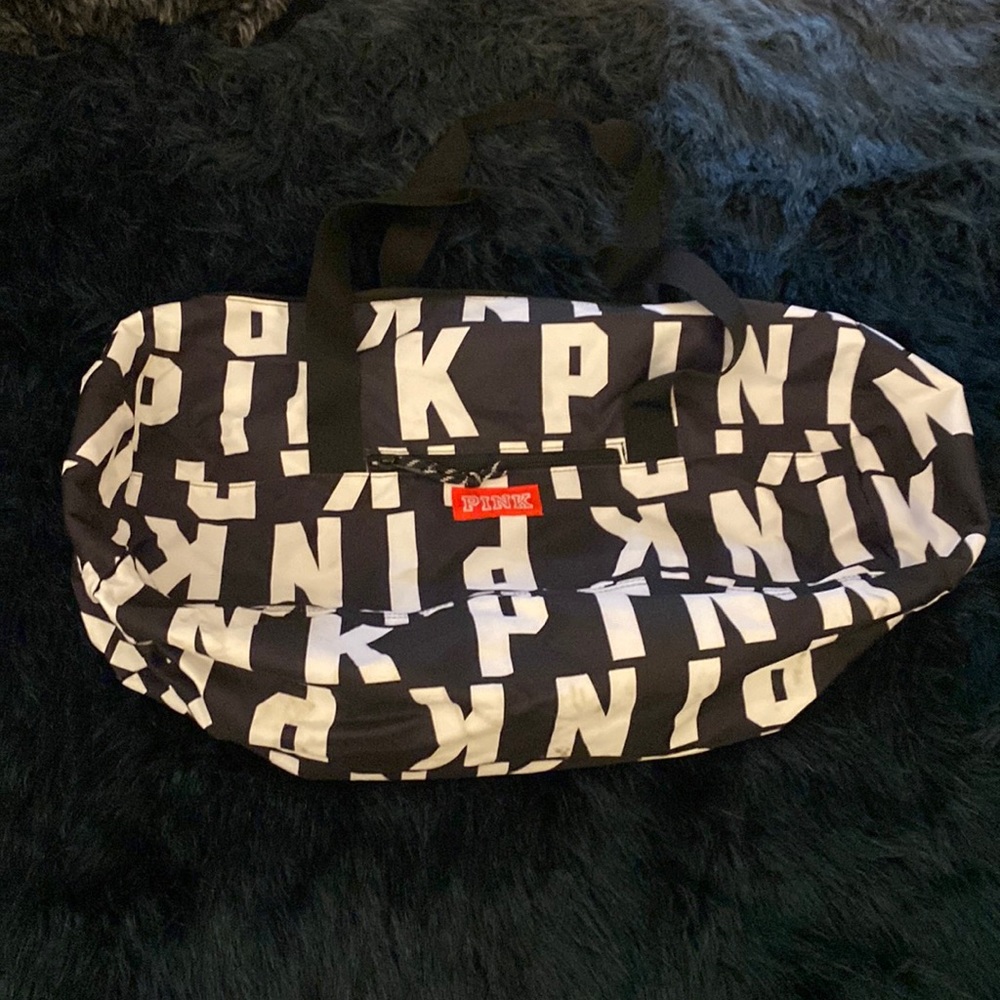 Victoria’s Secret pink duffel bag